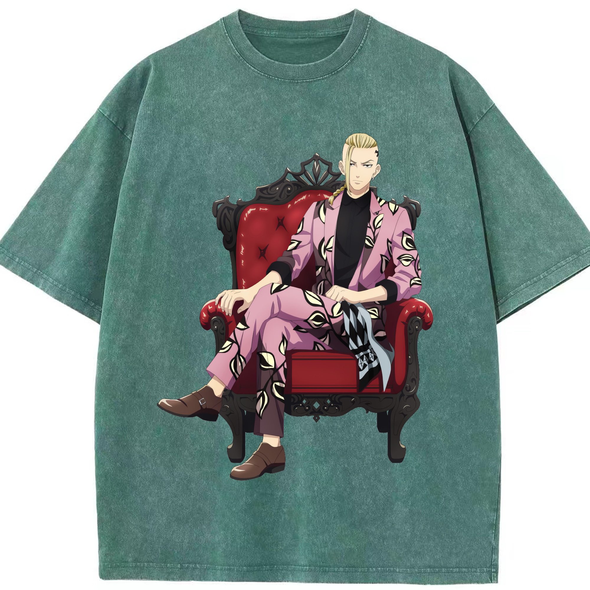 （画像用） 東京リベンジャーズ Tokyo Revengers 綿100% ヴィンテージ風 半袖Tシャツ（フロントプリント）